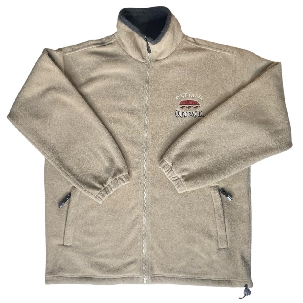 Outback Trading Company Fleece Jacket SZ Small Kangaroos Outdoors Preppy Unisex - Picture 16 of 16